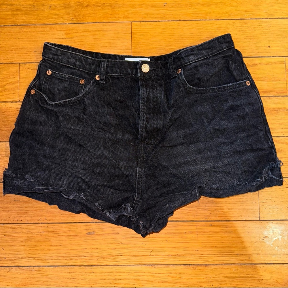 black zara jeans
